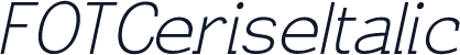 FOTCeriseItalic