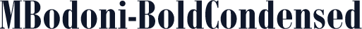 MBodoni-BoldCondensed