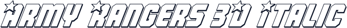 Army Rangers 3D Italic