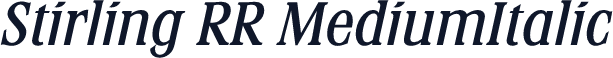 Stirling RR MediumItalic
