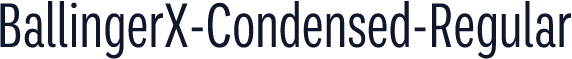 BallingerX-Condensed-Regular
