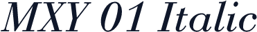 MXY 01 Italic