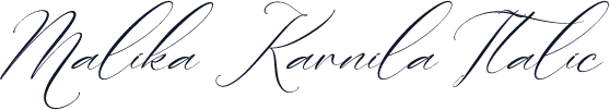 Malika Karnila Italic