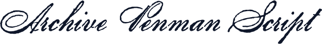 Archive Penman Script