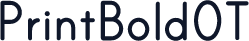 PrintBoldOT