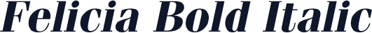 Felicia Bold Italic