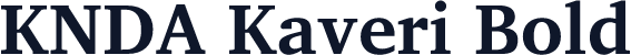 KNDA Kaveri Bold