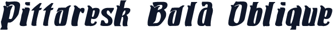 Pittoresk Bold Oblique