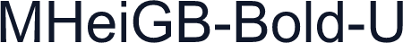 MHeiGB-Bold-U