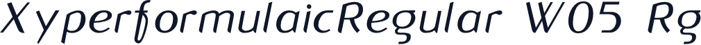 XyperformulaicRegular W05 Rg
