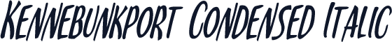 Kennebunkport Condensed Italic