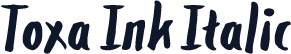 Toxa Ink Italic