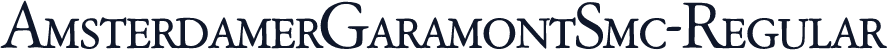 AmsterdamerGaramontSmc-Regular