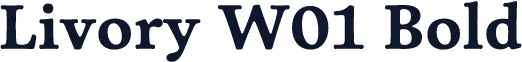 Livory W01 Bold