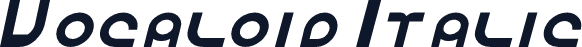 Vocaloid Italic