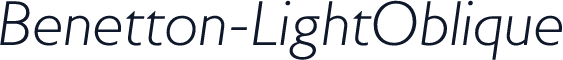 Benetton-LightOblique