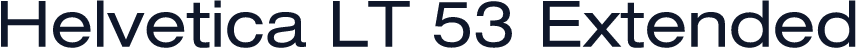 Helvetica LT 53 Extended