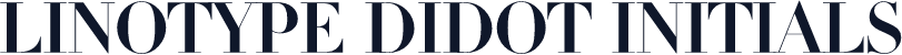 Linotype Didot Initials