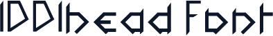 1001head Font