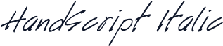 HandScript Italic