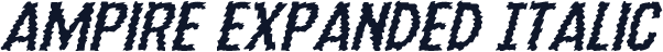 Ampire Expanded Italic