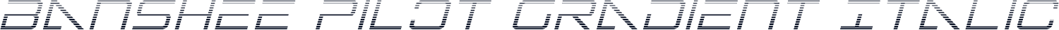 Banshee Pilot Gradient Italic