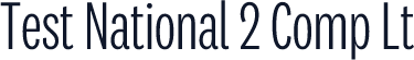 Test National 2 Comp Lt
