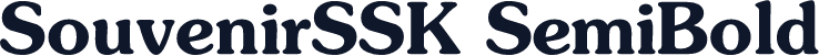 SouvenirSSK SemiBold