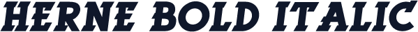 Herne Bold Italic