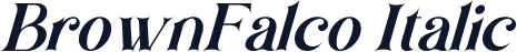 BrownFalco-Italic