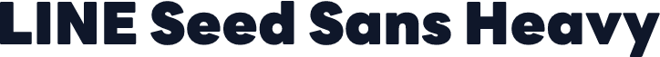 LINE Seed Sans Heavy