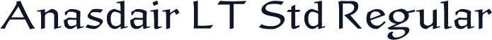 Anasdair LT Std Regular
