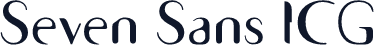 Seven Sans ICG