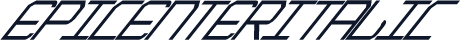 EpicenterItalic