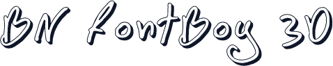 BN FontBoy 3D
