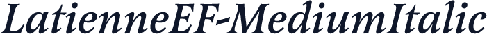 LatienneEF-MediumItalic