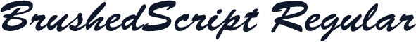 BrushedScript Regular