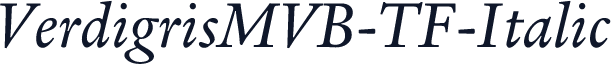 VerdigrisMVB-TF-Italic