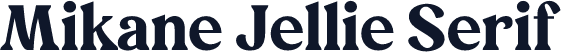 Mikane Jellie Serif