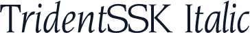 TridentSSK Italic