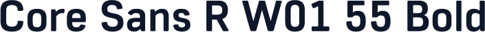 Core Sans R W01 55 Bold