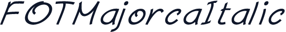 FOTMajorcaItalic