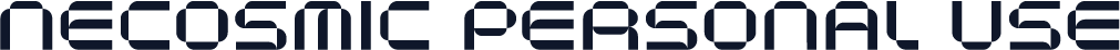 Necosmic Personal Use