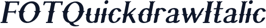 FOTQuickdrawItalic