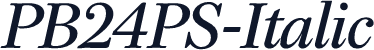 PB24PS-Italic