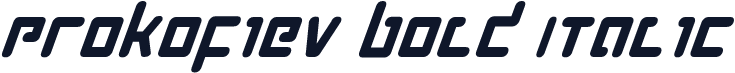 Prokofiev Bold Italic
