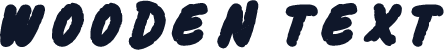Wooden Text