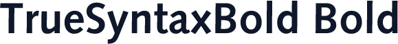 TrueSyntaxBold Bold