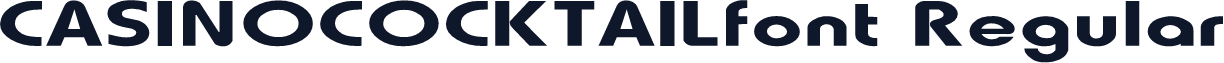 CASINOCOCKTAILfont Regular