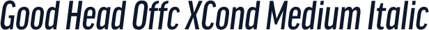 Good Head Offc XCond Medium Italic